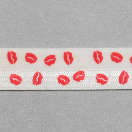 Elastico partido besos 16mm x 10 mt