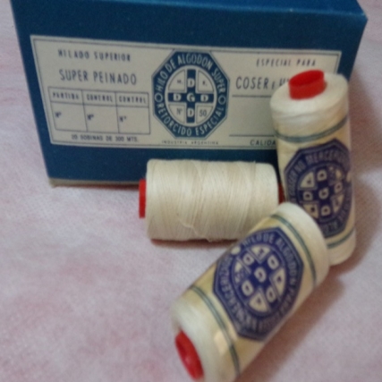 Hilo hilvanar apto crudo 300 mts x 20un