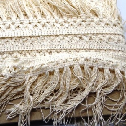 Fleco algodon crudo 10 cm x 25 mts