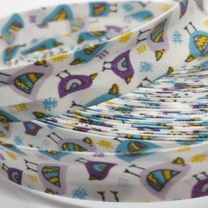 Cinta bies little birds 2 cm x 25 mt