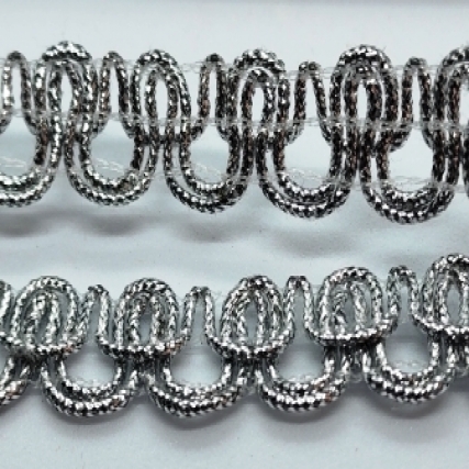 Galon lurex 15 mm ondas x 10yd