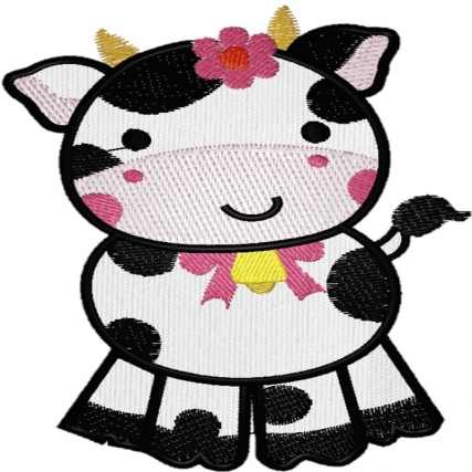 Aplicacion bord. vaca lola 11*6 x unid
