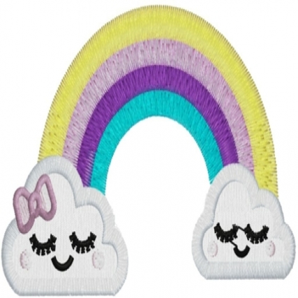 Aplicacion bord.arcoiris 8*5 x 3 unid