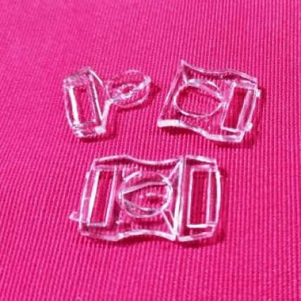 Broche malla 15 mm transp x 50 unid