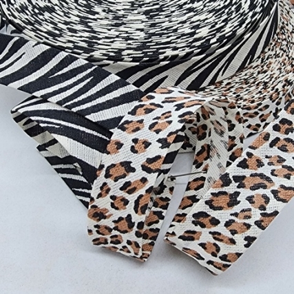 Cinta bies animal print 20 mm x 25 mts