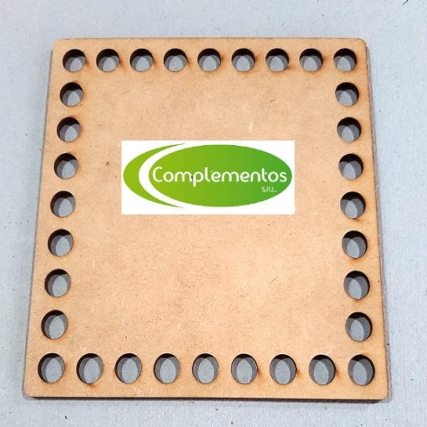 Base madera cuadrado 20*20 x 6 unid