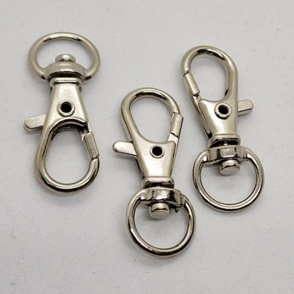 Mosqueton llavero niquel 33mm p/13mm x50