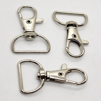 Mosqueton llavero niquel 4cm p/20mm x50