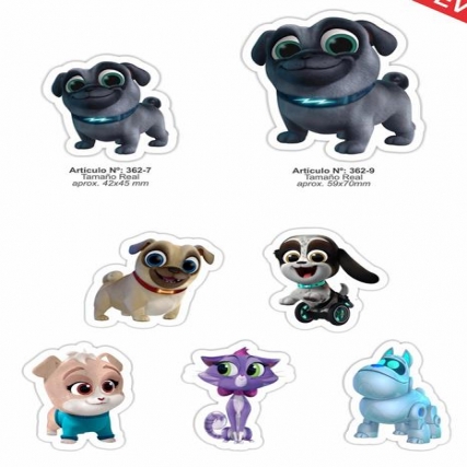 Aplicacion estamp. mascotas x 6 uni