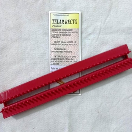 Telar recto plastico x uni