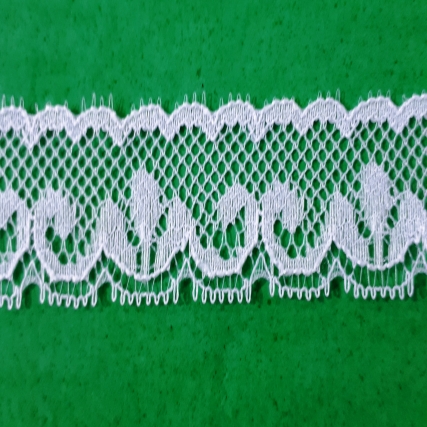 Puntilla de nylon 2 cm x 20 yd