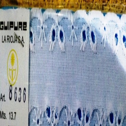 Feston batista 3 cm bco alg x 13.70 mt