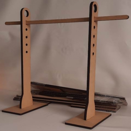 Soporte macrame regulable p/mesa 50*50