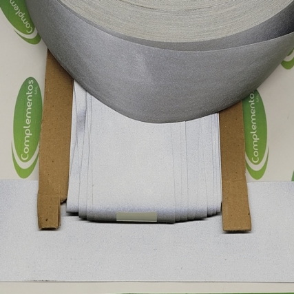 Cinta reflectiva gris 5 cm x 10 mts