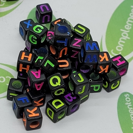 Dado letras plasticas surt. x 250 gs 