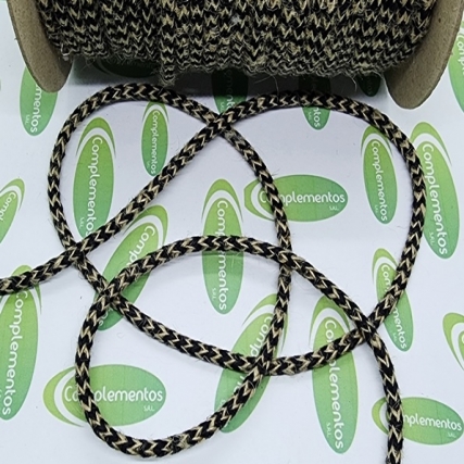 Cuerda yute y alg negro 5 mm x 50 mts