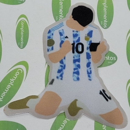 Aplicacion estamp.messi 11*12 cm x 5