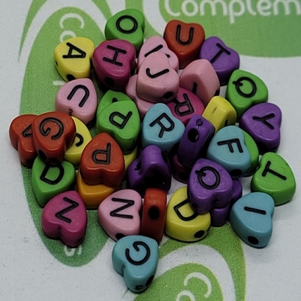 Dijes surtidos de corazones x 100 gramos