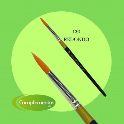 Pincel s.120 nº  2 redon.m/c toray x 6u