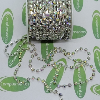 Stras ss14 cristal discontinuo  x 10 yd