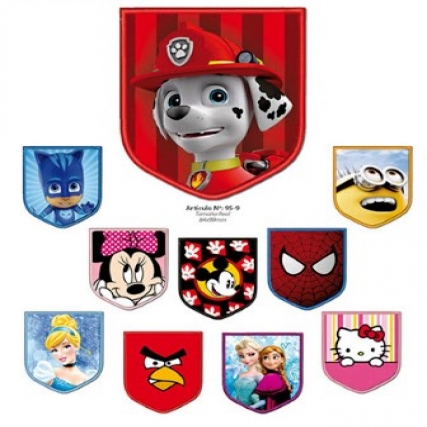 Aplicacion bolsillo infantil x 4 unid
