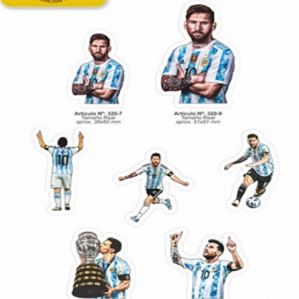 Aplicacion estamp. deport. arg. gde x 6 