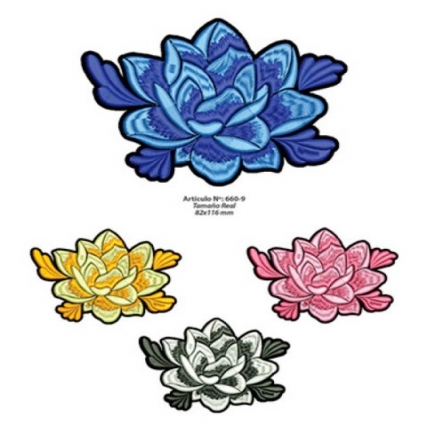 Aplicacion bord.flor de loto x 4u