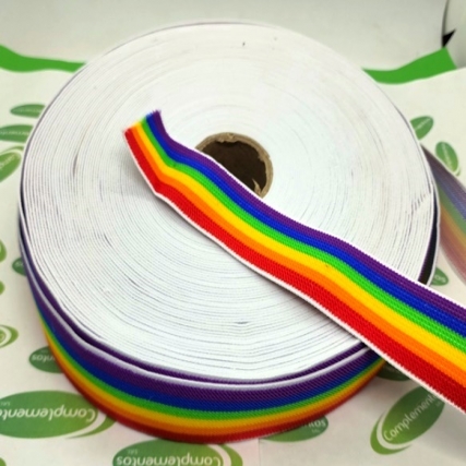 Elastico afelpado iris 3 cm x 10 mts