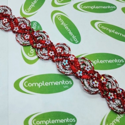Galon ondas lent.flor 2 cm x 20 d