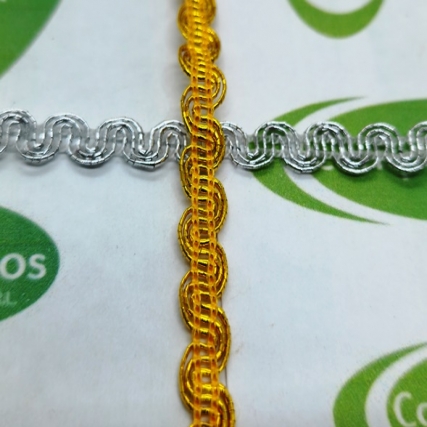 Galon gusanillo 5 mm lurex x 20 yd