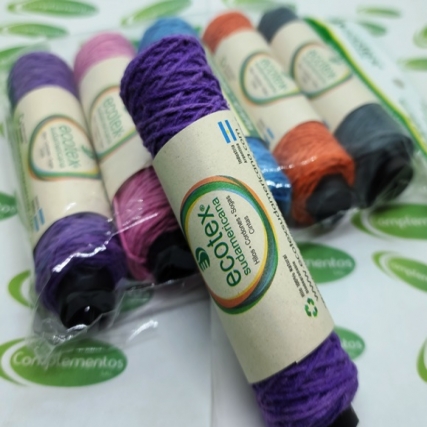 Hilo algodon colores 5 bob 1.75mm x 35 m