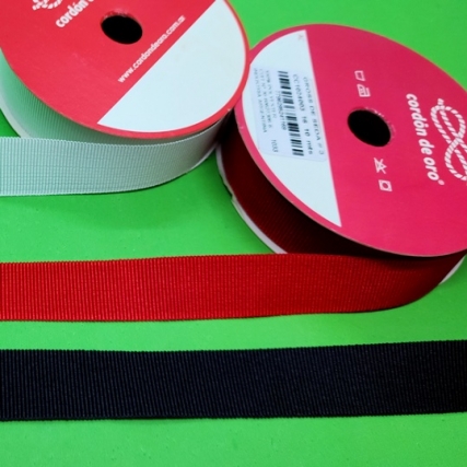 Cinta gross de seda nro 3 x 10 mts
