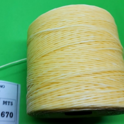 Hilo encerado nro 7 crudo x 670 mts