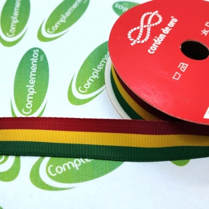Cinta bandera boliviana nro 3 x 10 mt