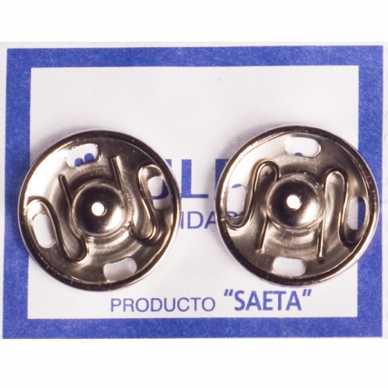 Broche pulpo blanco 6/17 mm x 1 pl(12u)