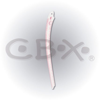 Regla costura curva acril 60.5*7  x unid