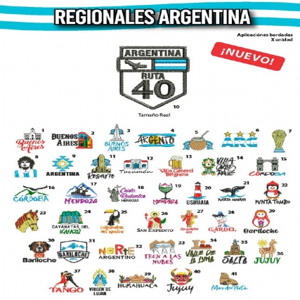 Aplicaci.bord.regionales argentinas x un