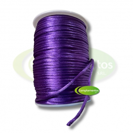 Cordon de seda 2 mm  x 100 yd