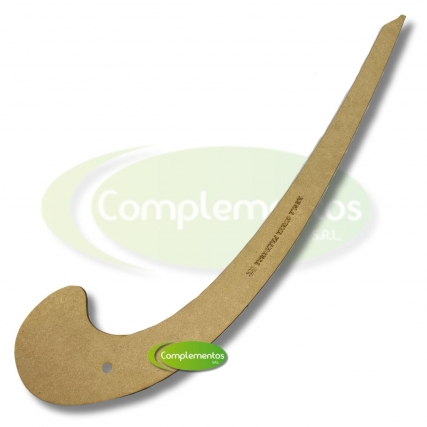 Regla madera curva francesa2 60*3cm x un