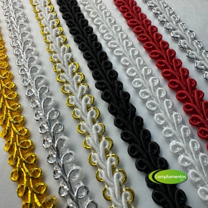 Galon mini espiga 7 mm x 10 yds