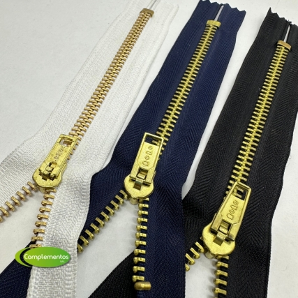 Cierre de bronce 14 cm x unid
