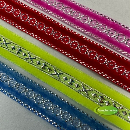 Galon cinta c/lurex x 20 yd