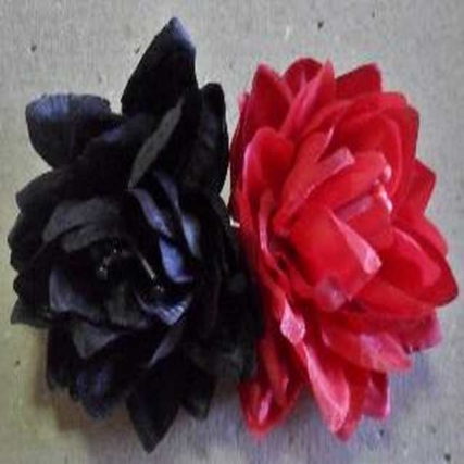 Flor jazmin micr. y raso 5 petal x 12 u