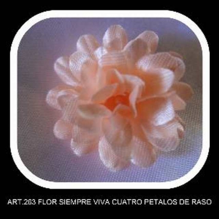 Flor siempre viva raso x 6 doc
