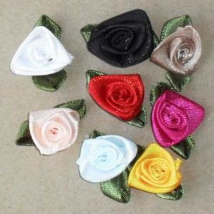 Flor de tela s/tallo gdex 50 unid