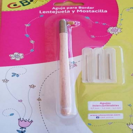 Aguja bordado most/lent x unid