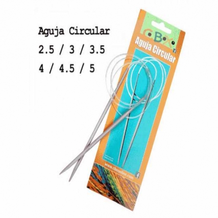 Aguja circular cbx nro 5 x 5 unid