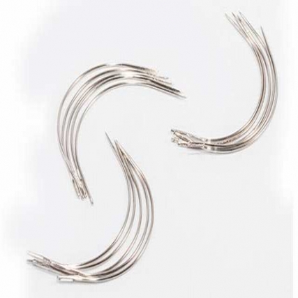 Aguja curvas115x89 25 unid  x 3 paq