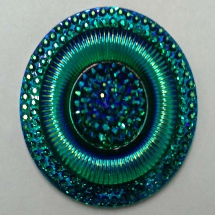 Gema 3d redonda 12 mm x 50 unid