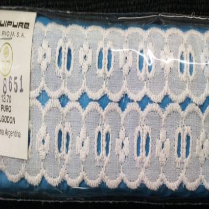 Pasacinta batista 2 cm bco alg x 13.70 